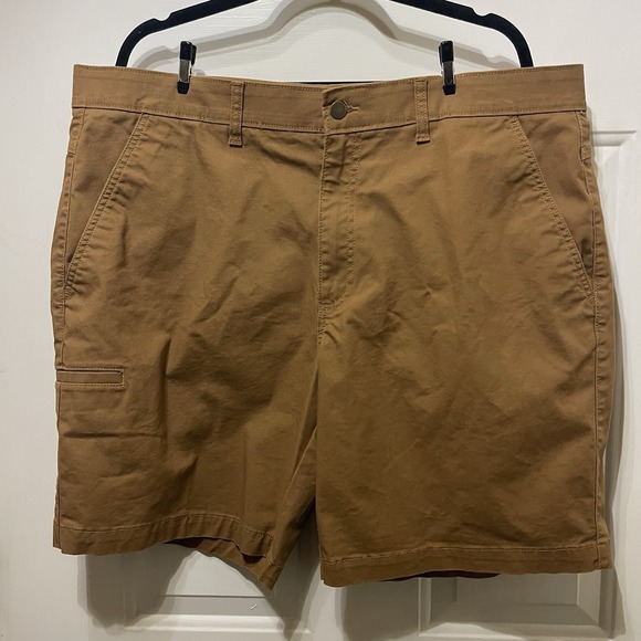 Brahma Other - Brahma Mens Shorts Ripstop Brown Relaxed Fit Men's Size 40 Rugged Outdoor Attire